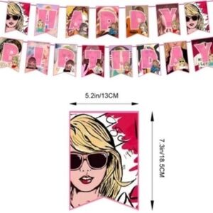 Taylor Swift 1989 Happy Birthday Pennant Banner